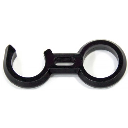 Крючок фиксатор трапа 22 мм черный (040545BT, 10269485)